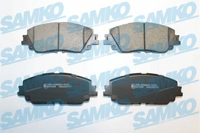 5SP2117 SAMKO Комплект тормозных колодок, дисковый тормоз