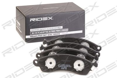 402B1174 RIDEX Комплект тормозных колодок, дисковый тормоз