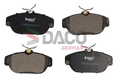 324811 DACO Germany Комплект тормозных колодок, дисковый тормоз