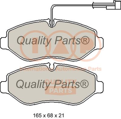 70413171 IAP QUALITY PARTS Комплект тормозных колодок, дисковый тормоз