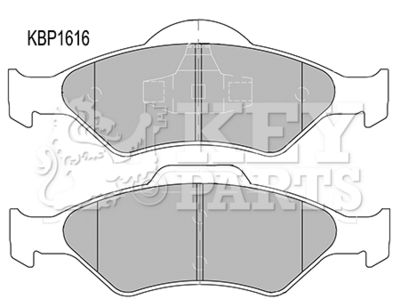 KBP1616 KEY PARTS Комплект тормозных колодок, дисковый тормоз