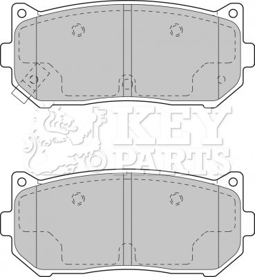 KBP1793 KEY PARTS Комплект тормозных колодок, дисковый тормоз
