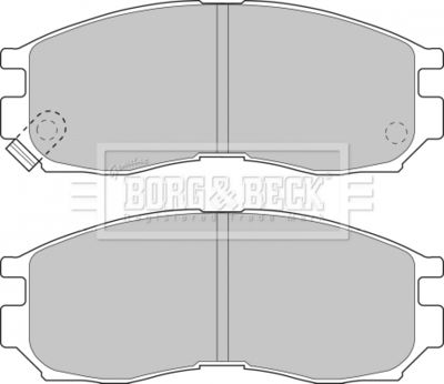 BBP1484 BORG & BECK Комплект тормозных колодок, дисковый тормоз