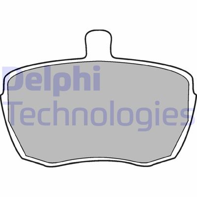 LP41 DELPHI Комплект тормозных колодок, дисковый тормоз