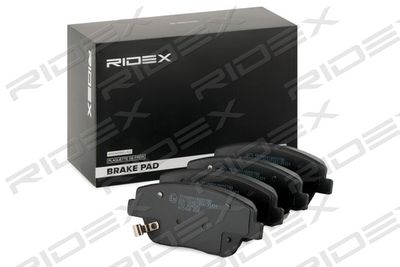 402B0979 RIDEX Комплект тормозных колодок, дисковый тормоз