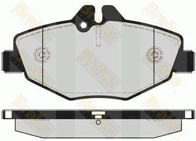 PA1634 Brake ENGINEERING Комплект тормозных колодок, дисковый тормоз