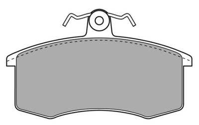 FBP0492 FREMAX Комплект тормозных колодок, дисковый тормоз