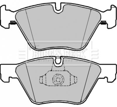 BBP2224 BORG & BECK Комплект тормозных колодок, дисковый тормоз