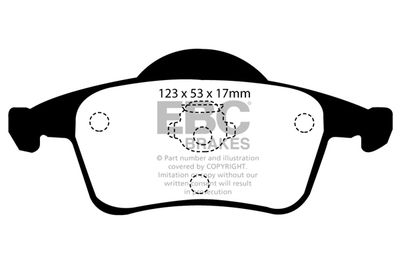 DP31231C EBC Brakes Комплект тормозных колодок, дисковый тормоз