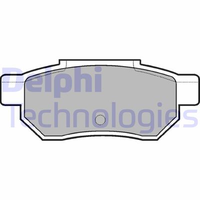 LP772 DELPHI Комплект тормозных колодок, дисковый тормоз