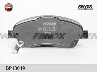 BP43049 FENOX Комплект тормозных колодок, дисковый тормоз
