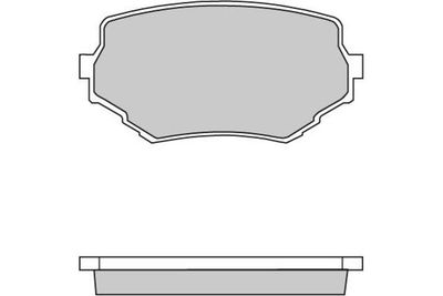 120713 E.T.F. Комплект тормозных колодок, дисковый тормоз