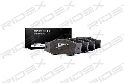 402B0721 RIDEX Комплект тормозных колодок, дисковый тормоз