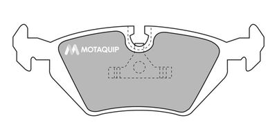 LVXL700 MOTAQUIP Комплект тормозных колодок, дисковый тормоз