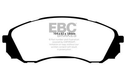 DP21953 EBC Brakes Комплект тормозных колодок, дисковый тормоз