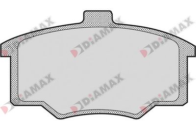 N09316 DIAMAX Комплект тормозных колодок, дисковый тормоз