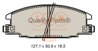 70409011 IAP QUALITY PARTS Комплект тормозных колодок, дисковый тормоз