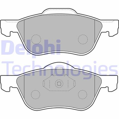 LP1830 DELPHI Комплект тормозных колодок, дисковый тормоз
