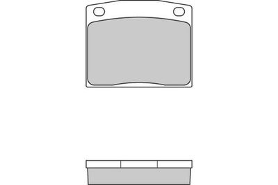 120095 E.T.F. Комплект тормозных колодок, дисковый тормоз