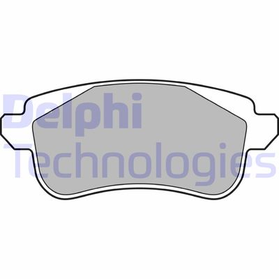 LP3283 DELPHI Комплект тормозных колодок, дисковый тормоз
