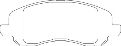 LVXL1627 MOTAQUIP Комплект тормозных колодок, дисковый тормоз