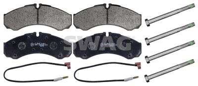 60116193 SWAG Комплект тормозных колодок, дисковый тормоз