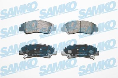 5SP1988 SAMKO Комплект тормозных колодок, дисковый тормоз