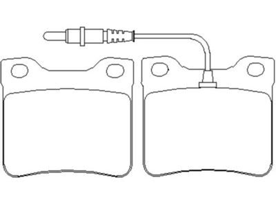 FP1304E FIT Комплект тормозных колодок, дисковый тормоз