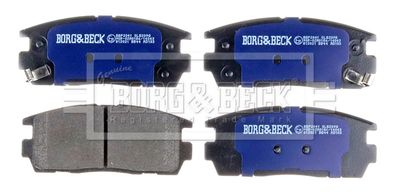 BBP2041 BORG & BECK Комплект тормозных колодок, дисковый тормоз