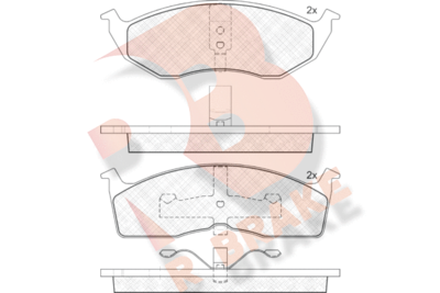 RB1113 R BRAKE Комплект тормозных колодок, дисковый тормоз