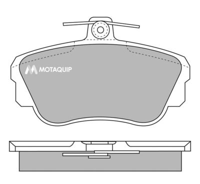 LVXL617 MOTAQUIP Комплект тормозных колодок, дисковый тормоз