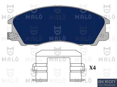 1050623 AKRON-MALÒ Комплект тормозных колодок, дисковый тормоз