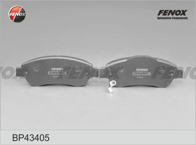 BP43405 FENOX Комплект тормозных колодок, дисковый тормоз
