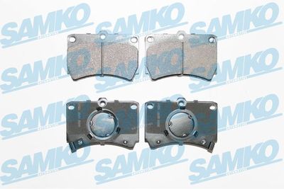5SP587 SAMKO Комплект тормозных колодок, дисковый тормоз