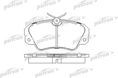 PBP686 PATRON Комплект тормозных колодок, дисковый тормоз