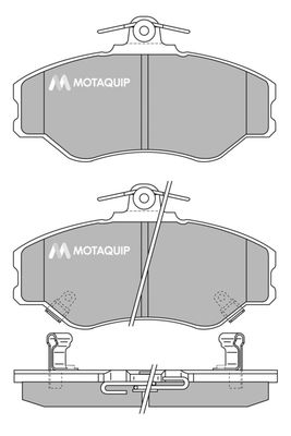 LVXL213 MOTAQUIP Комплект тормозных колодок, дисковый тормоз