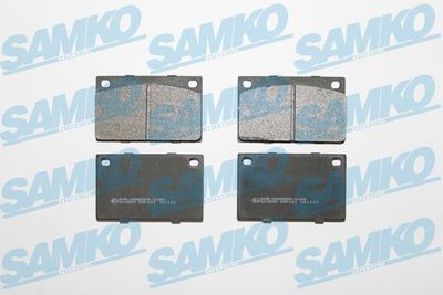 5SP161 SAMKO Комплект тормозных колодок, дисковый тормоз
