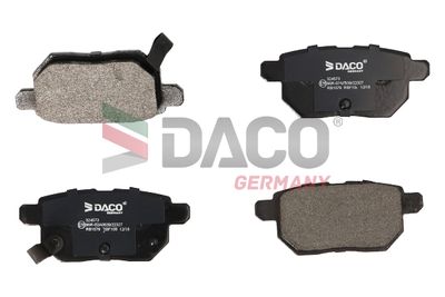 324573 DACO Germany Комплект тормозных колодок, дисковый тормоз