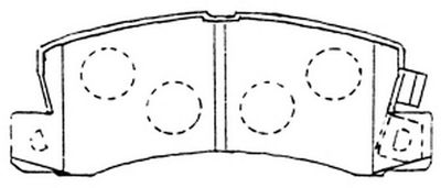 FP0685 FIT Комплект тормозных колодок, дисковый тормоз