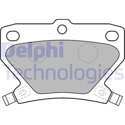 LP1513 DELPHI Комплект тормозных колодок, дисковый тормоз