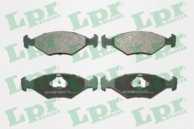 05P016 LPR Комплект тормозных колодок, дисковый тормоз