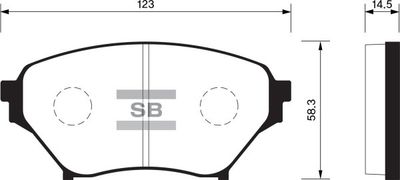 FBP1524 FI.BA Комплект тормозных колодок, дисковый тормоз