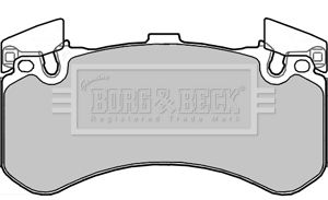 BBP2356 BORG & BECK Комплект тормозных колодок, дисковый тормоз