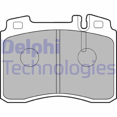 LP844 DELPHI Комплект тормозных колодок, дисковый тормоз