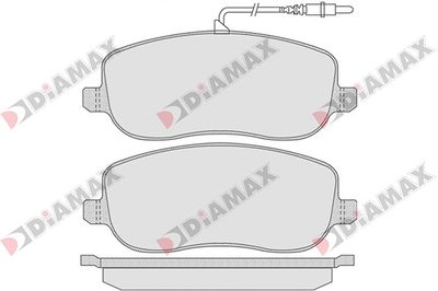 N09011 DIAMAX Комплект тормозных колодок, дисковый тормоз