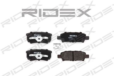 402B0106 RIDEX Комплект тормозных колодок, дисковый тормоз