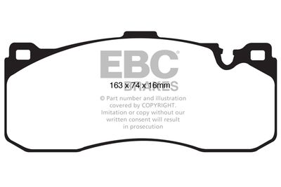 DP51995NDX EBC Brakes Комплект тормозных колодок, дисковый тормоз