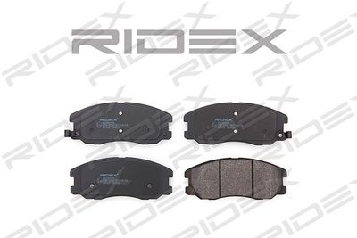 402B0209 RIDEX Комплект тормозных колодок, дисковый тормоз