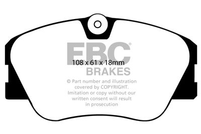 DP577 EBC Brakes Комплект тормозных колодок, дисковый тормоз
