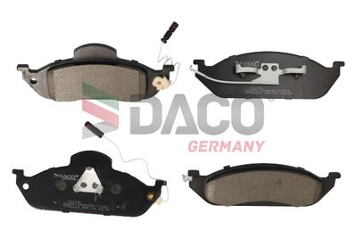 322330 DACO Germany Комплект тормозных колодок, дисковый тормоз